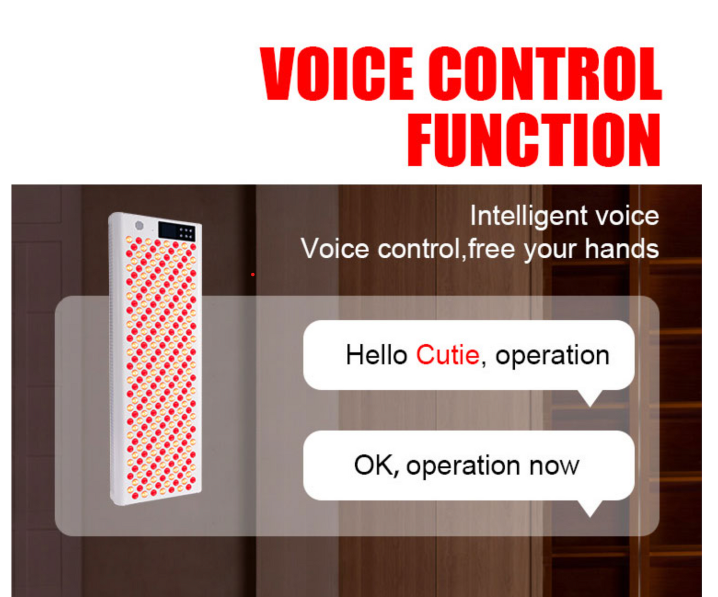 660nm Infrared Red Light Therapy LED Panel