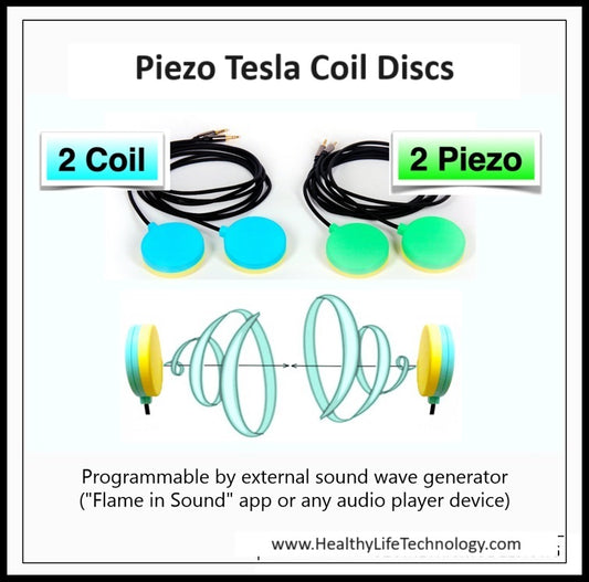 Piezo Tesla Coil Disc Set