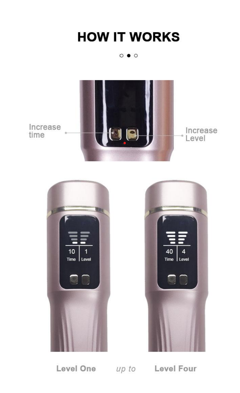 Two electronic devices with control panels and labels indicating time and level settings on a white background.