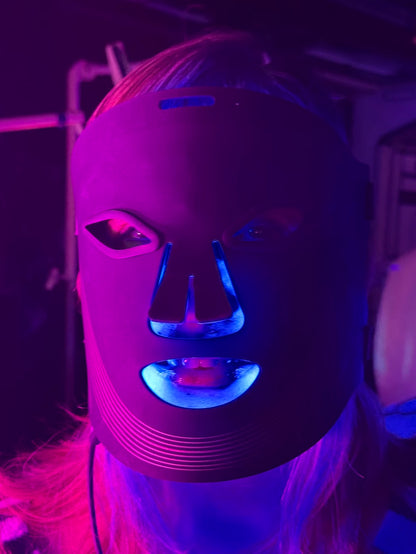 LED Red Light Facial Skincare Mask