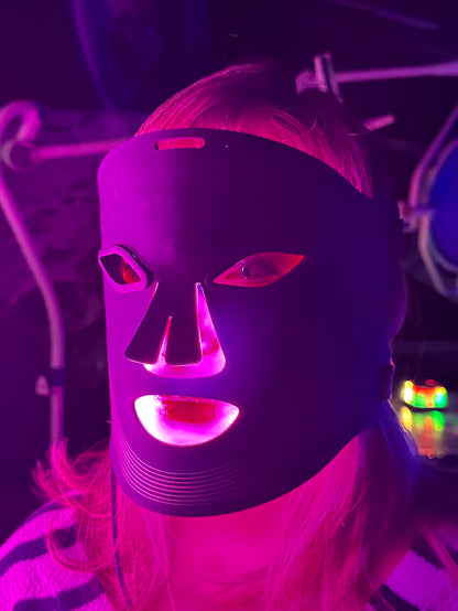 LED Red Light Facial Skincare Mask