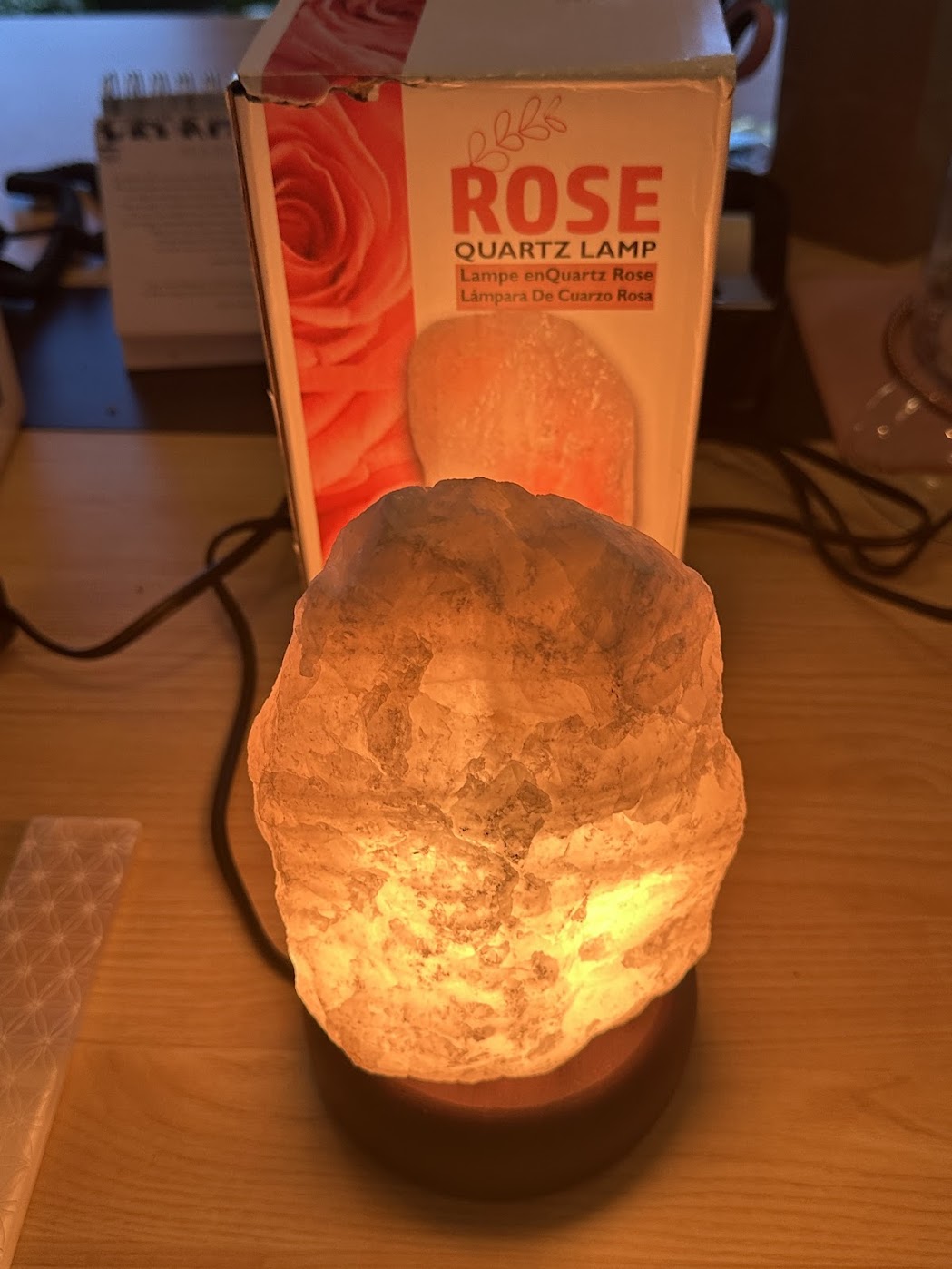 Rose Quartz Lamp