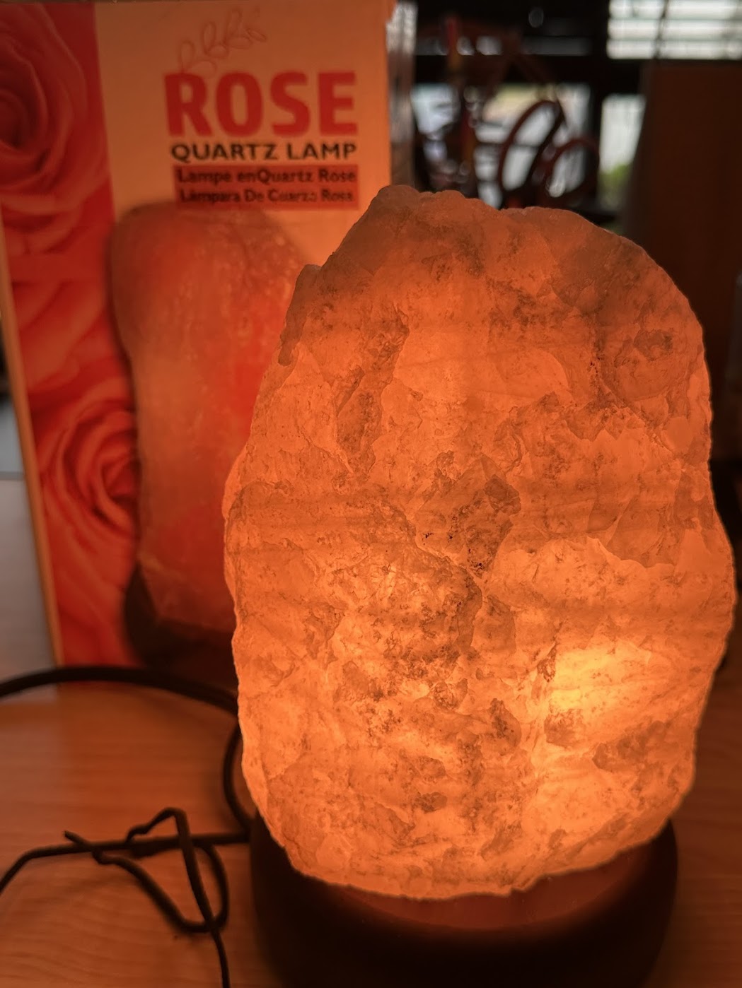 Rose Quartz Lamp