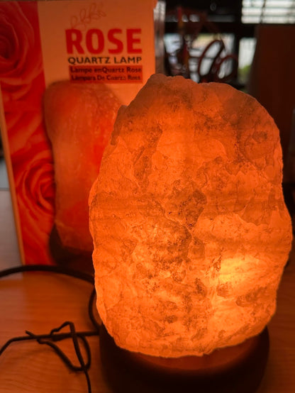 Rose Quartz Lamp