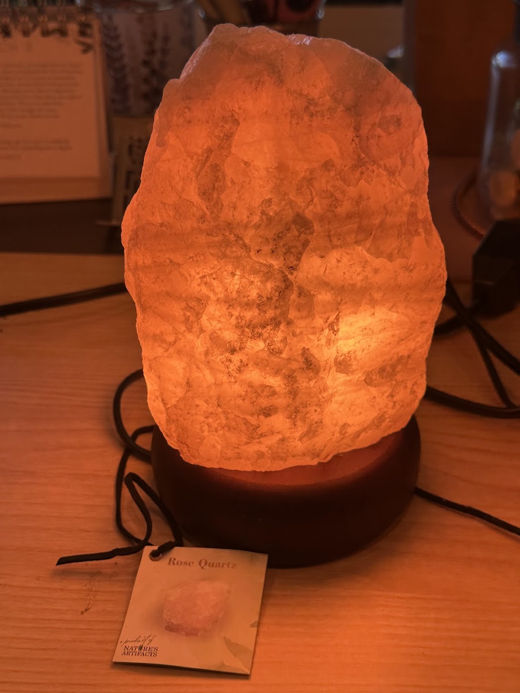 Rose Quartz Lamp