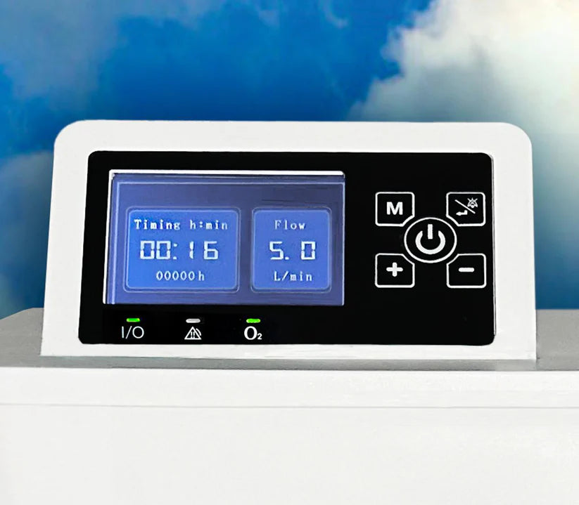 Screen Display of the Baxstar Oxygen Genrator