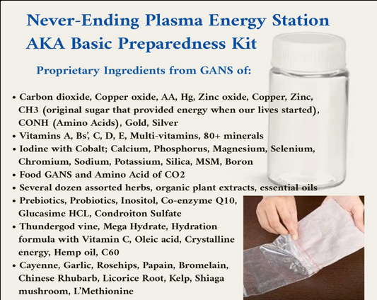 Plasma Energy Station - Basic Preparedness Kit