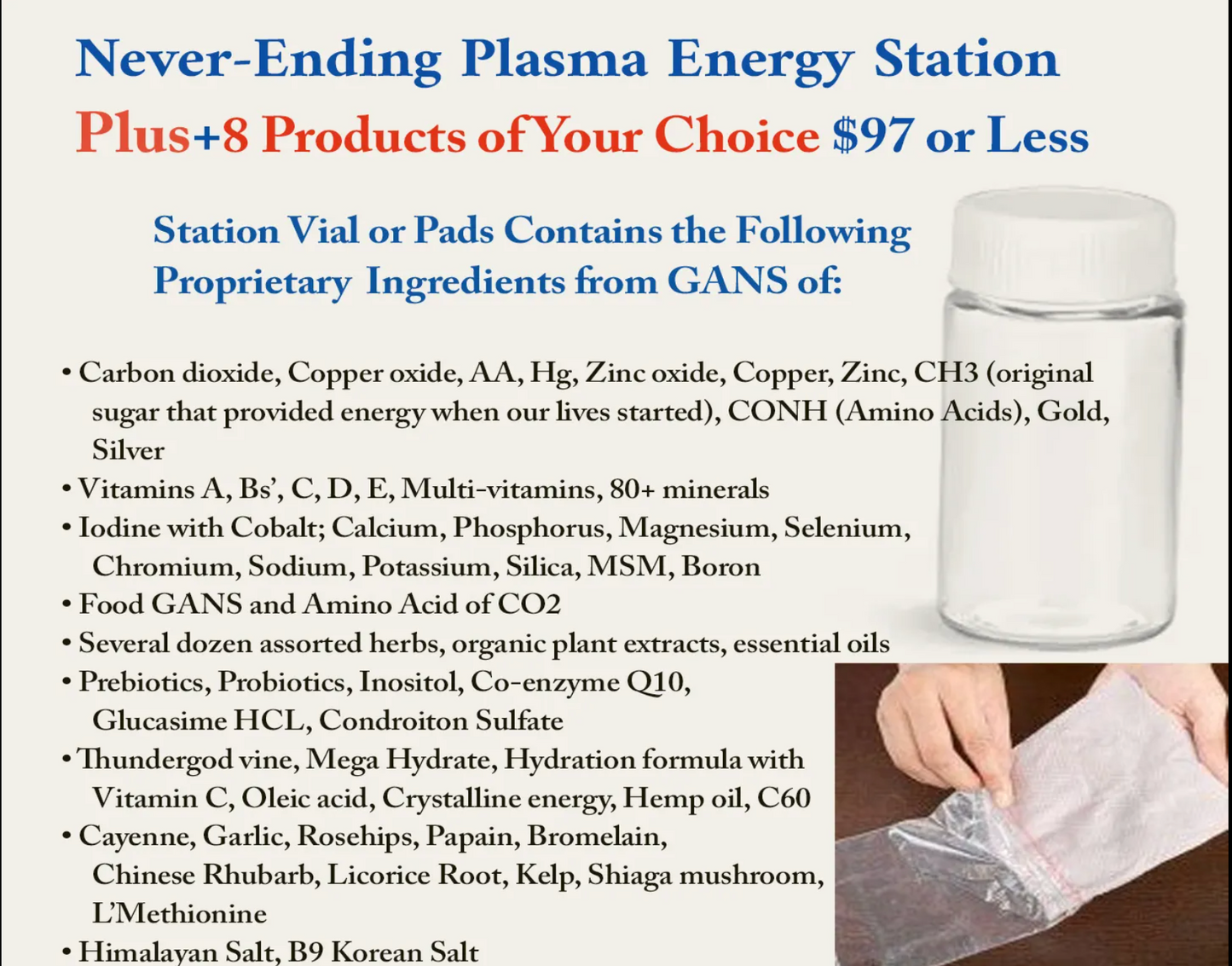 Preparedness Kit-8 + Plasma Energy Station