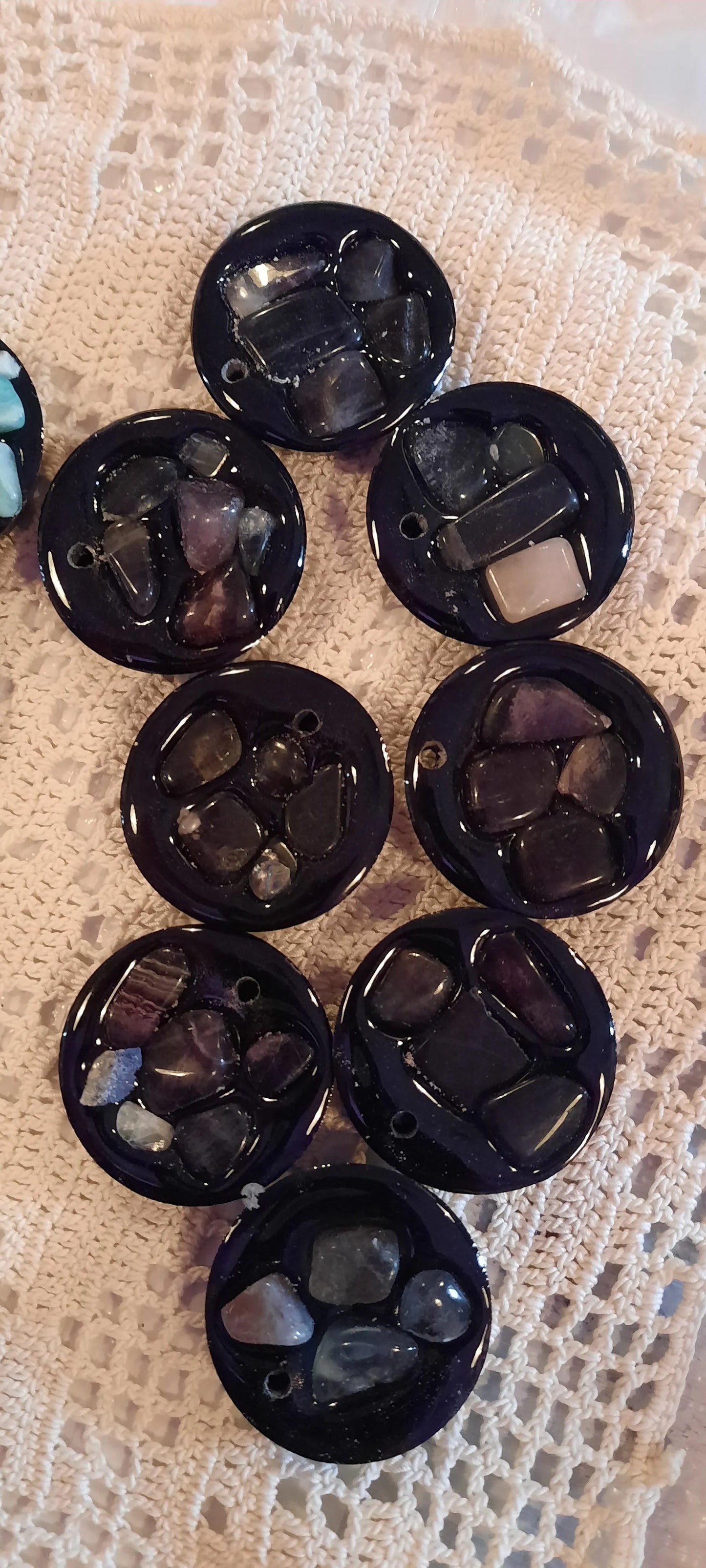 Sole Support Pendant + Fluorite Small Size - USA Med Bed